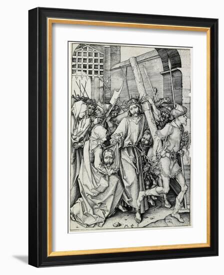 Christ Carrying the Cross-Martin Schongauer-Framed Giclee Print