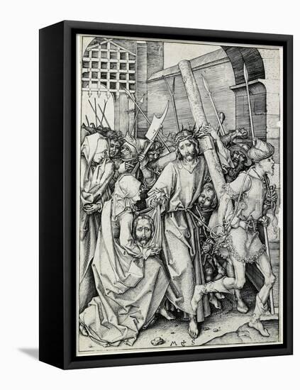 Christ Carrying the Cross-Martin Schongauer-Framed Premier Image Canvas