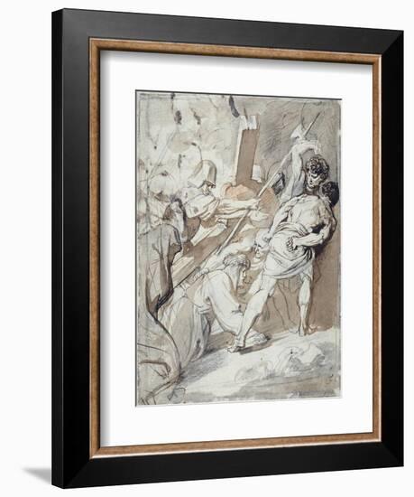 Christ Carrying the Cross-Sir Anthony Van Dyck-Framed Giclee Print