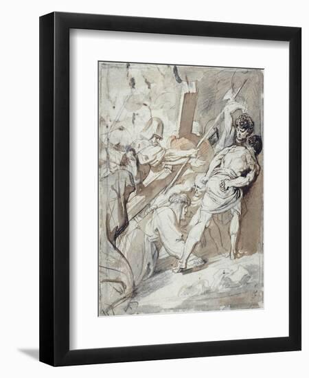 Christ Carrying the Cross-Sir Anthony Van Dyck-Framed Giclee Print