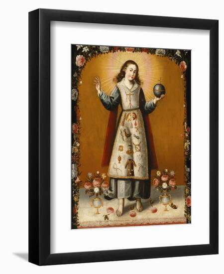 Christ Child with Passion Symbols, Second Half of the 17th C-null-Framed Giclee Print