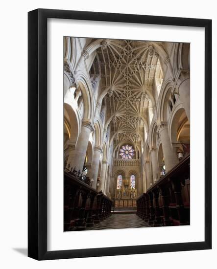 Christ Church Cathedral Interior, Oxford University, Oxford, England-Peter Barritt-Framed Photographic Print