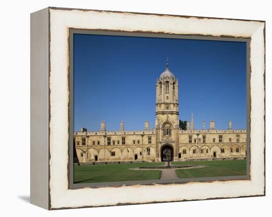 Christ Church College, Oxford, Oxfordshire, England, United Kingdom-Adina Tovy-Framed Premier Image Canvas