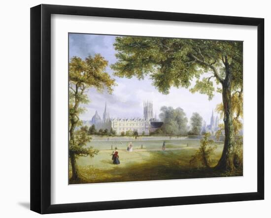 Christ Church from Merton Fields, Oxford-Richard Bankes Harraden-Framed Giclee Print