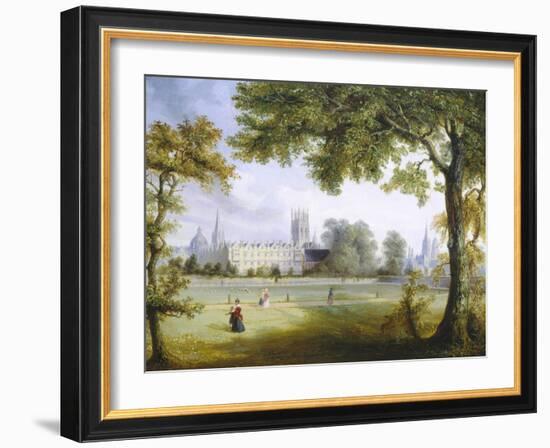 Christ Church from Merton Fields, Oxford-Richard Bankes Harraden-Framed Giclee Print