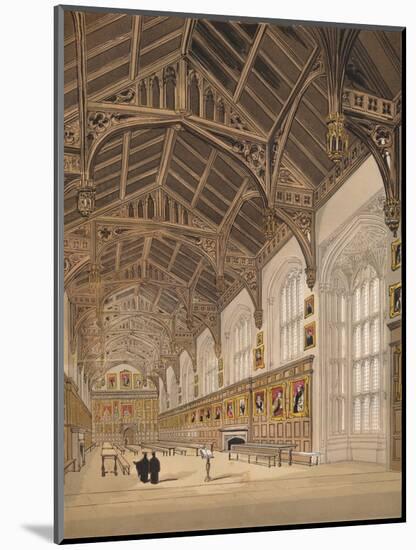 'Christ Church Hall Oxford', 1845-Unknown-Mounted Giclee Print