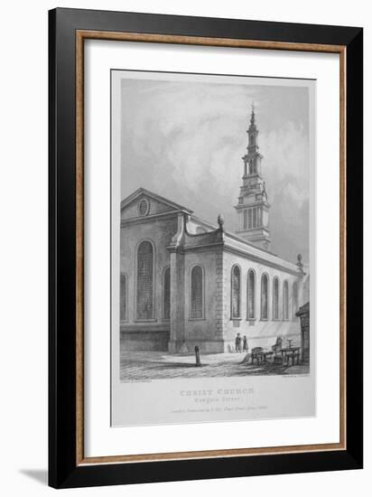 Christ Church, Newgate Street, City of London, 1838-John Le Keux-Framed Giclee Print