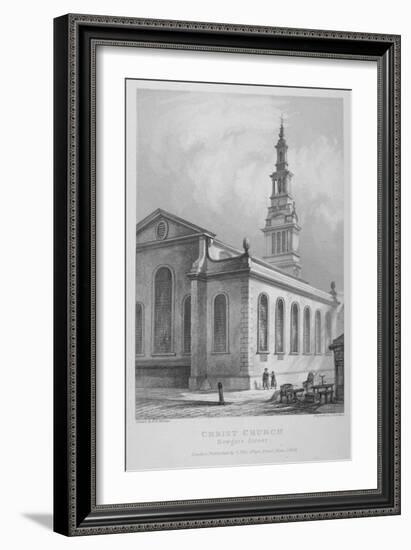 Christ Church, Newgate Street, City of London, 1838-John Le Keux-Framed Giclee Print