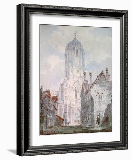 Christ Church, Oxford, 1795-J. M. W. Turner-Framed Giclee Print