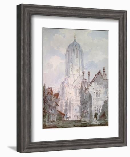 Christ Church, Oxford, 1795-J. M. W. Turner-Framed Giclee Print