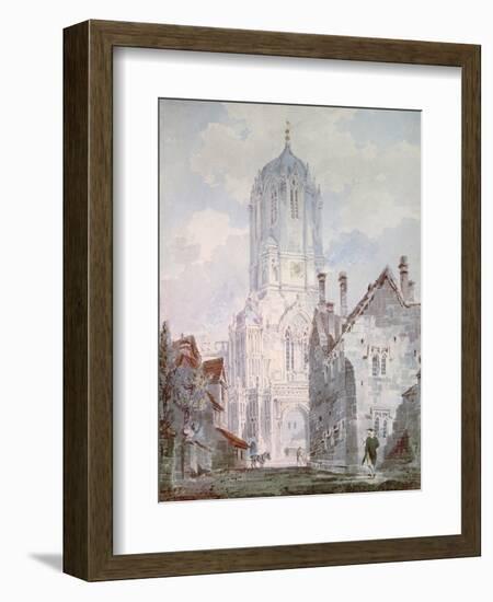 Christ Church, Oxford, 1795-J. M. W. Turner-Framed Giclee Print