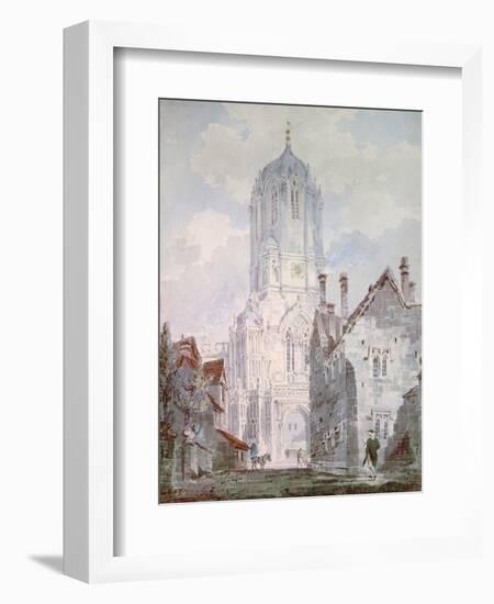 Christ Church, Oxford, 1795-J. M. W. Turner-Framed Giclee Print