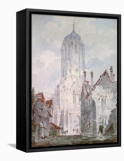 Christ Church, Oxford, 1795-J. M. W. Turner-Framed Premier Image Canvas