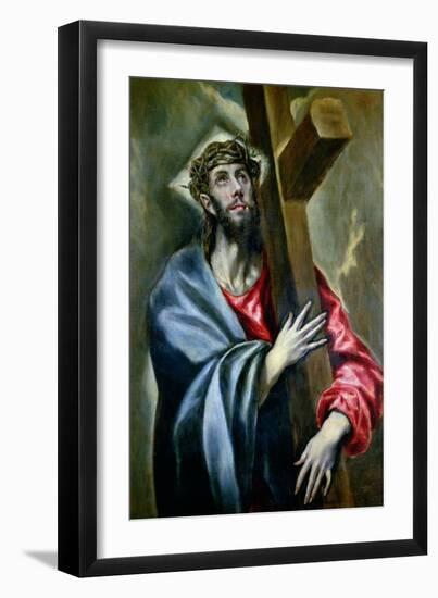 Christ Clasping the Cross-El Greco-Framed Giclee Print