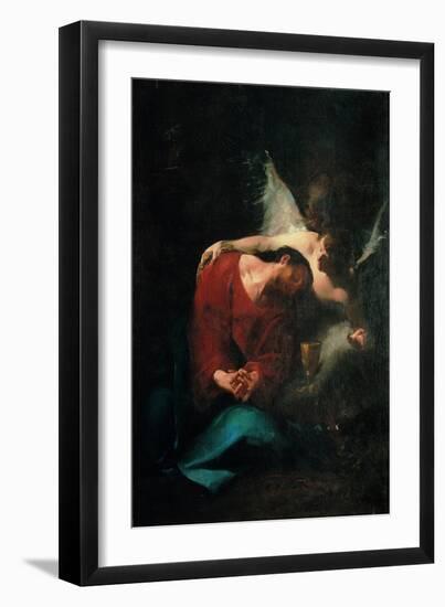 Christ Comforted by an Angel-null-Framed Giclee Print