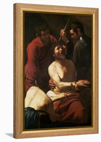 Christ Crowned by Thorns, c.1602-Caravaggio-Framed Premier Image Canvas
