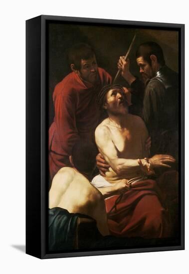 Christ Crowned by Thorns, c.1602-Caravaggio-Framed Premier Image Canvas