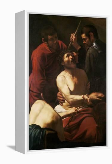 Christ Crowned by Thorns, c.1602-Caravaggio-Framed Premier Image Canvas