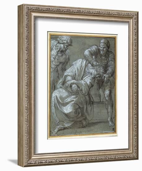 Christ Crowned with Thorns, 1605-06-Annibale Carracci-Framed Giclee Print