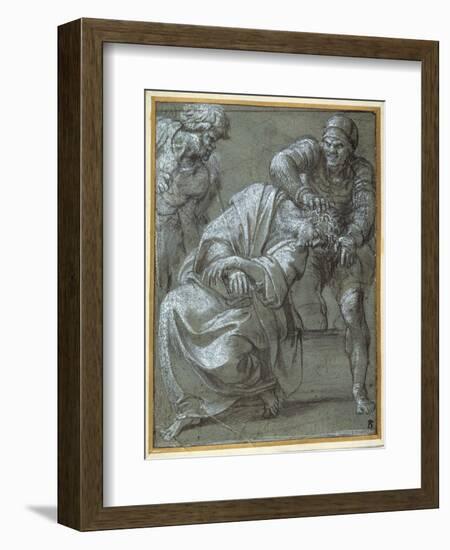 Christ Crowned with Thorns, 1605-06-Annibale Carracci-Framed Giclee Print