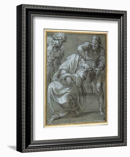 Christ Crowned with Thorns, 1605-06-Annibale Carracci-Framed Giclee Print