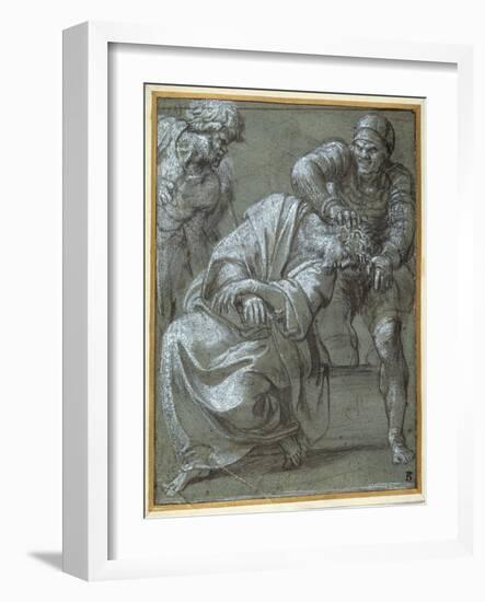 Christ Crowned with Thorns, 1605-06-Annibale Carracci-Framed Giclee Print