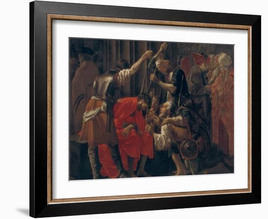 Christ Crowned with Thorns, 1620-Hendrick Jansz Terbrugghen-Framed Giclee Print