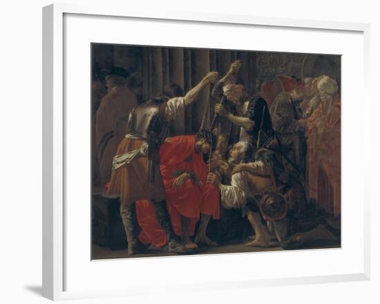 Christ Crowned with Thorns, 1620-Hendrick Ter Brugghen-Framed Giclee Print