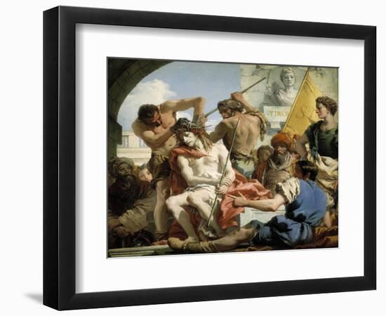 Christ Crowned with Thorns, 1772-Giandomenico Tiepolo-Framed Premium Giclee Print