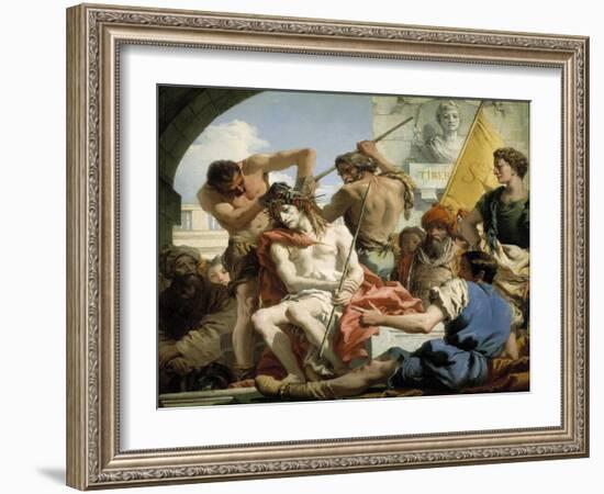 Christ Crowned with Thorns, 1772-Giandomenico Tiepolo-Framed Giclee Print