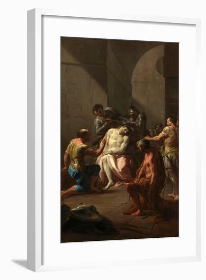 Christ Crowned With Thorns, Ca. 1754, Italian School-Corrado Giaquinto-Framed Giclee Print