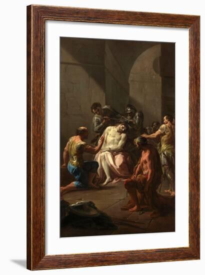 Christ Crowned With Thorns, Ca. 1754, Italian School-Corrado Giaquinto-Framed Giclee Print