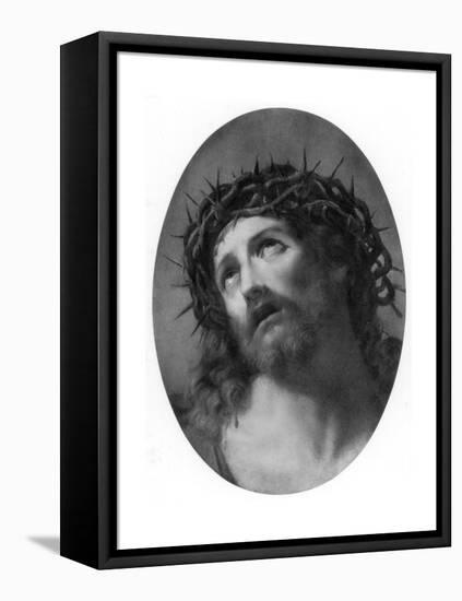 Christ Crowned with Thorns-Guido Reni-Framed Premier Image Canvas