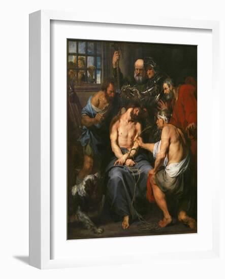 Christ Crowned with Thorns-Sir Anthony Van Dyck-Framed Giclee Print