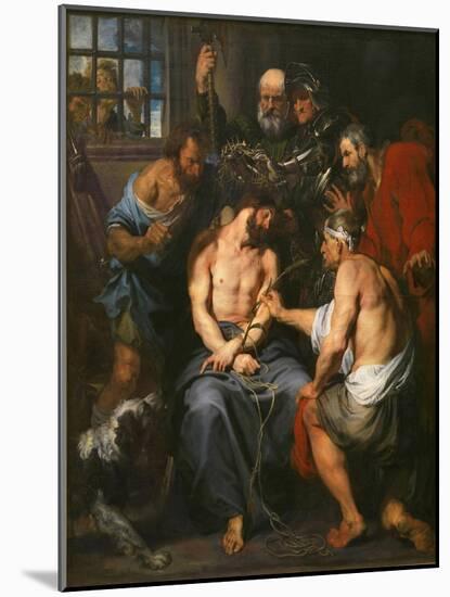 Christ Crowned with Thorns-Sir Anthony Van Dyck-Mounted Giclee Print