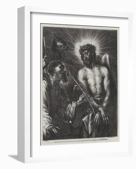 Christ Crowned with Thorns-Sir Anthony Van Dyck-Framed Giclee Print