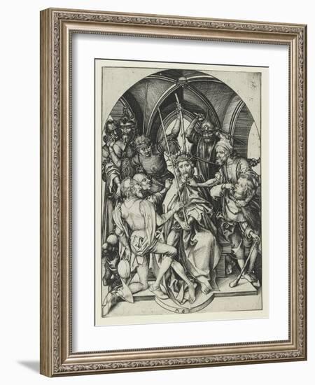 Christ Crowned with Thorns-Martin Schongauer-Framed Giclee Print