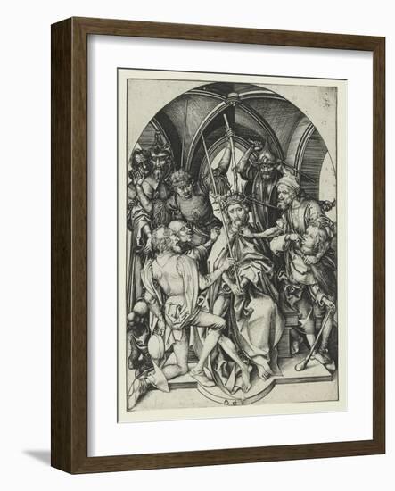 Christ Crowned with Thorns-Martin Schongauer-Framed Giclee Print