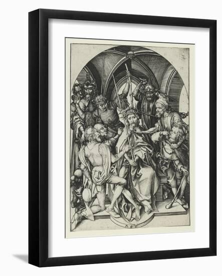 Christ Crowned with Thorns-Martin Schongauer-Framed Giclee Print