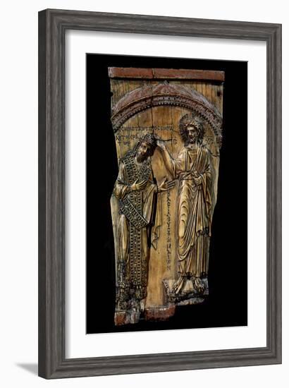 Christ Crowning Emperor Constantine VII, 945-null-Framed Photographic Print