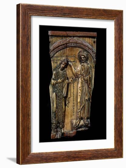 Christ Crowning Emperor Constantine VII, 945-null-Framed Photographic Print