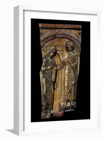 Christ Crowning Emperor Constantine VII, 945-null-Framed Photographic Print