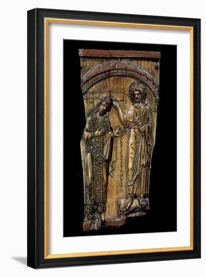 Christ Crowning Emperor Constantine VII, 945-null-Framed Photographic Print