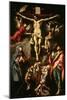 Christ Crucified with the Virgin, Mary Magdalene, Saint John the Evangelist and Angels-El Greco-Mounted Giclee Print