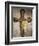 Christ Crucified with Virgin Mary, St. John the Evangelist, God Father, the Holy Spirit, and Donors-Louis Beroud-Framed Giclee Print