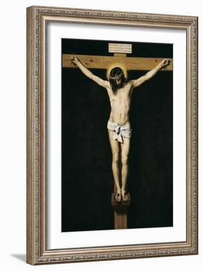 Christ Crucified-Diego Velazquez-Framed Art Print
