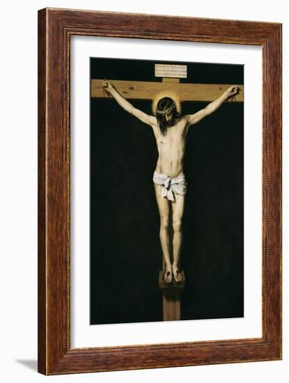 Christ Crucified-Diego Velazquez-Framed Art Print