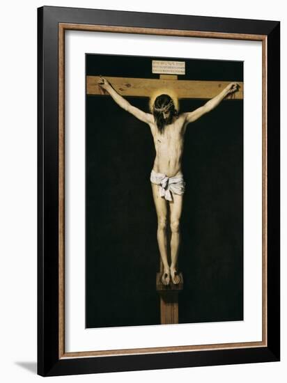 Christ Crucified-Diego Velazquez-Framed Art Print