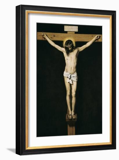 Christ Crucified-Diego Velazquez-Framed Art Print