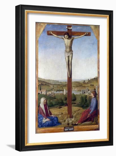 Christ Crucified-Antonello da Messina-Framed Giclee Print